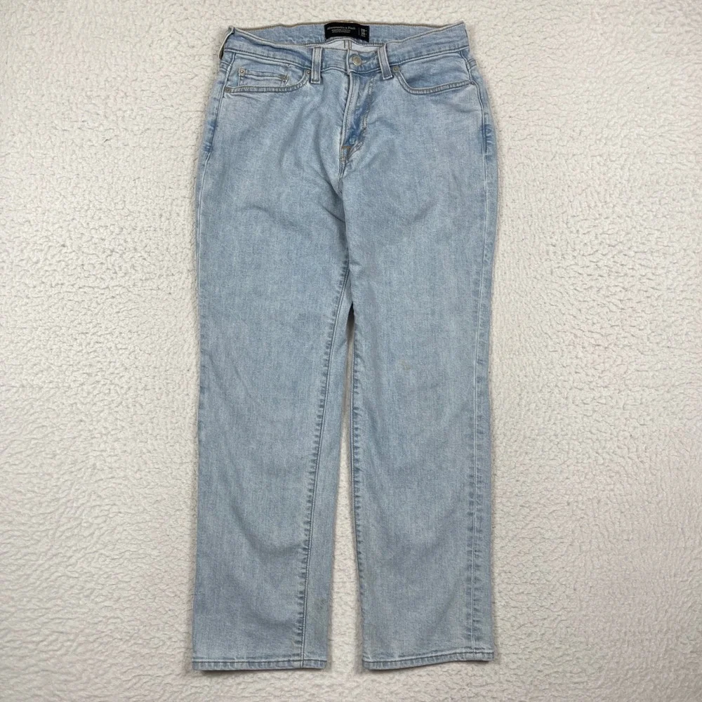 Abercrombie & Fitch Jeans Mens 29x30 (Fit 29x28) Blue Athletic Straight Denim